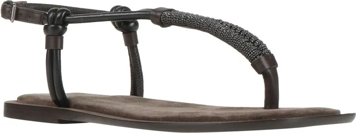 Brunello Cucinelli Woman Thong sandal - Image 7