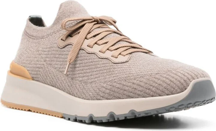 Brunello Cucinelli Wool Sneakers - Image 4