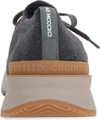 Brunello Cucinelli Wool Sneakers - Image 3