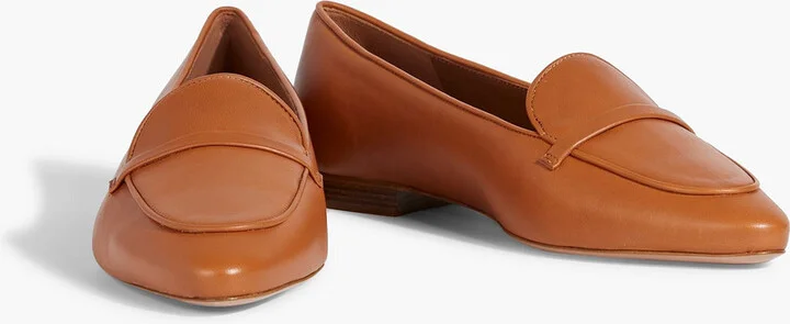 Bruni metallic leather loafers - Image 5