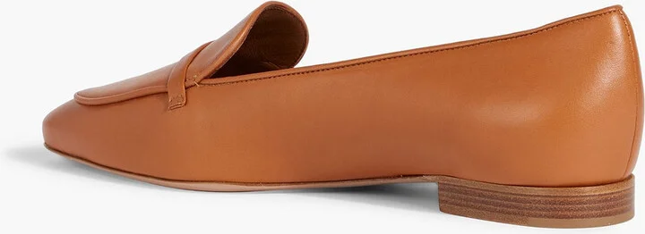 Bruni metallic leather loafers - Image 6