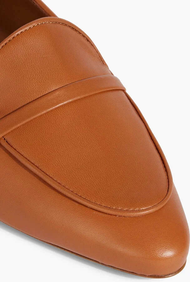 Bruni metallic leather loafers - Image 7