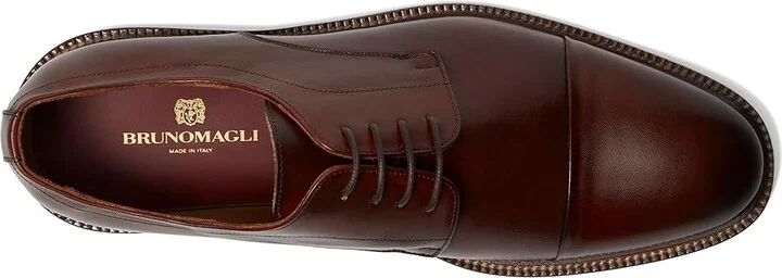 Bruno Magli Aydin Men's Lace Up Wing Tip Shoes Cognac : EU 44 (US Men's 11) D - Medium, Leather - Image 2