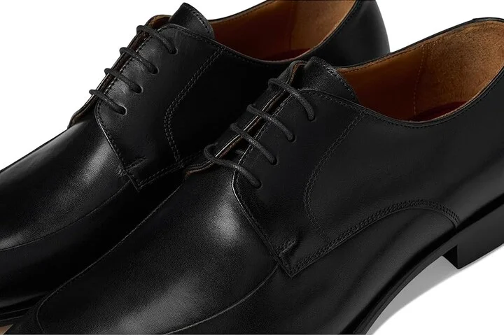 Bruno Magli Bresso Men's Lace Up Wing Tip Shoes Black : EU 40.5 (US Men's 7.5) D - Medium, Leather - Image 7