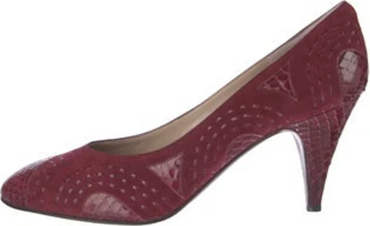 Animal Print, Burgundy