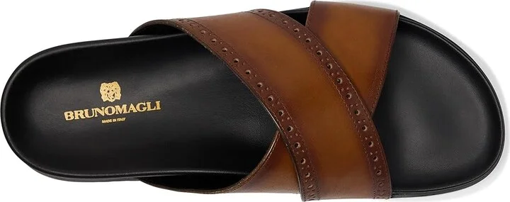 Bruno Magli Fredrico Men's Flat Shoes Black : EU 41 (US Men's 8) D - Medium, Leather - Image 2
