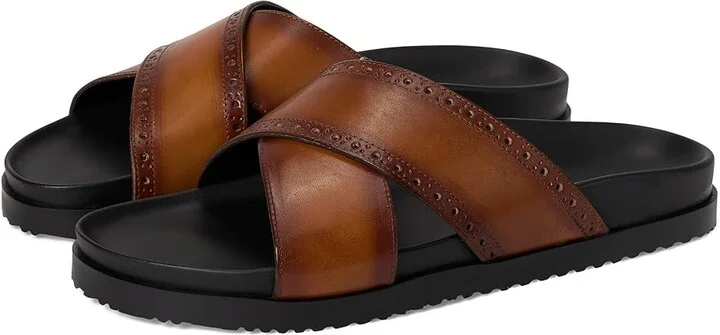 Bruno Magli Fredrico Men's Flat Shoes Black : EU 41 (US Men's 8) D - Medium, Leather