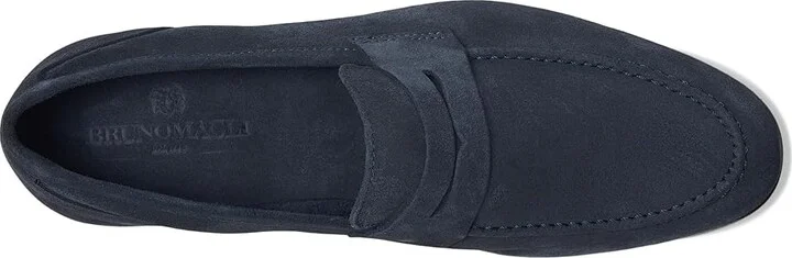 Bruno Magli Lastra Unlined Men's Slip on Shoes Blue : EU 42 (US Men's 9) D - Medium, Leather/Suede - Image 2