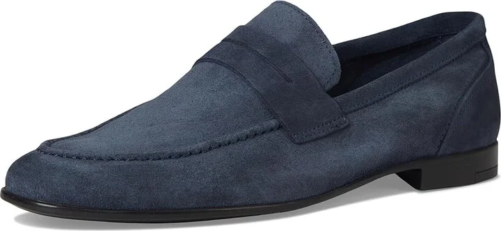 Bruno Magli Lastra Unlined Men's Slip on Shoes Blue : EU 42 (US Men's 9) D - Medium, Leather/Suede - Image 5