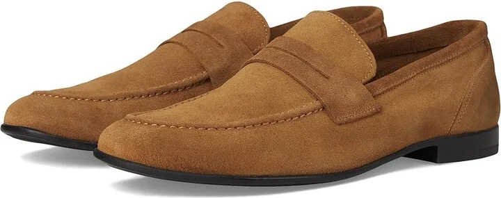 Bruno Magli Lastra Unlined Men's Slip on Shoes Brown 1 : EU 43.5 (US Men's 10.5) D - Medium, Leather/Suede