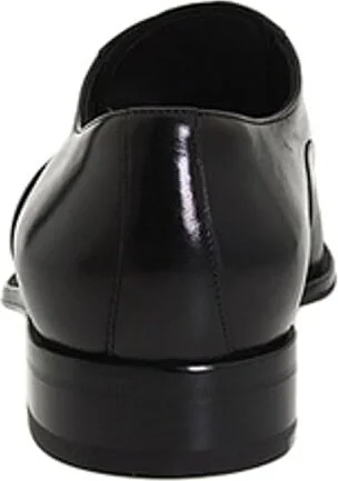 Bruno Magli Maioco Men's Lace Up Cap Toe Shoes Black Nappa Leather : EU 41 (US Men's 8) D - Medium - Image 5