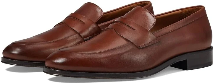 Bruno Magli Maioco Penny Men's Lace Up Wing Tip Shoes Cognac : EU 40.5 (US Men's 7.5) E - Wide, Leather