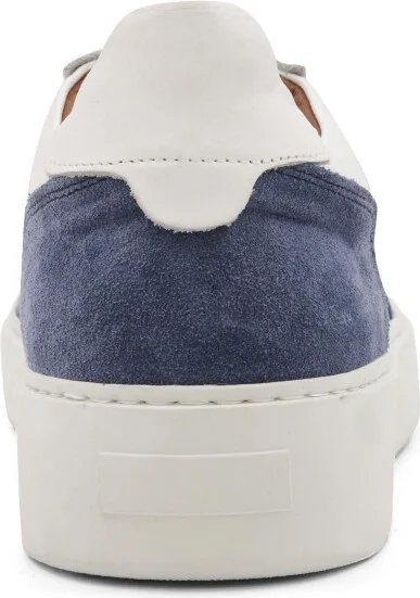 Bruno Magli Men's Dezi Lace Up Sneakers - White, Blue suede - Image 3