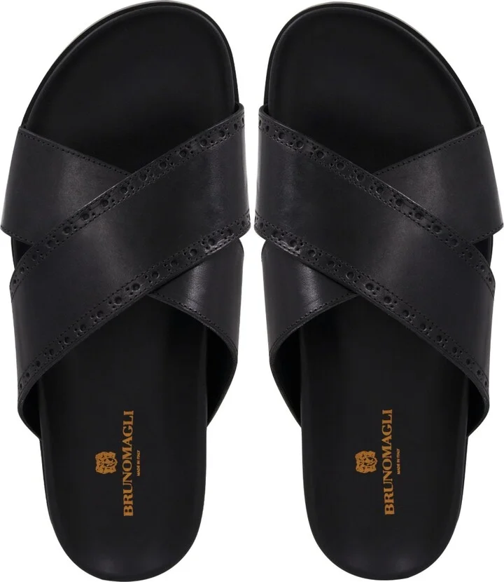 Bruno Magli Men's Federico Slip On Sandals - Image 10