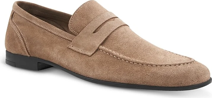 Bruno Magli Men's Lastra Suede Penny Loafers