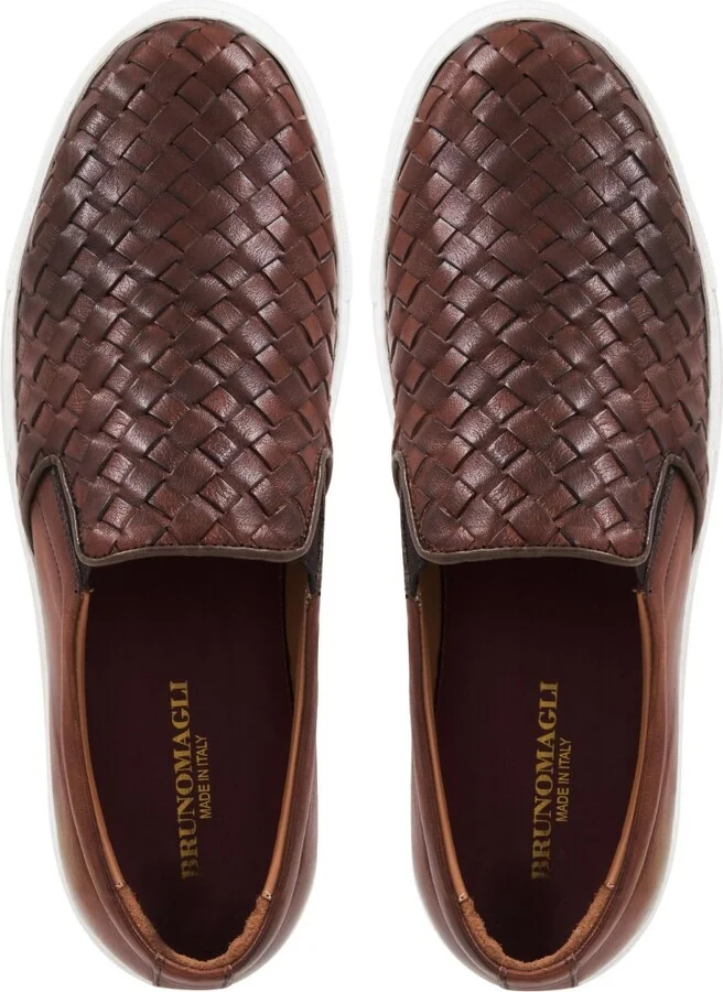 Bruno Magli Men's Livorno Woven Slip On Sneakers - Image 5