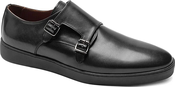 Bruno Magli Men's Palestro Hybrid Double Buckle Monk Strap Shoes