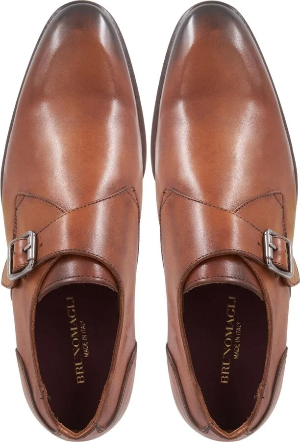 Bruno Magli Men's Solero Slip On Monk Dress Shoe - Image 5