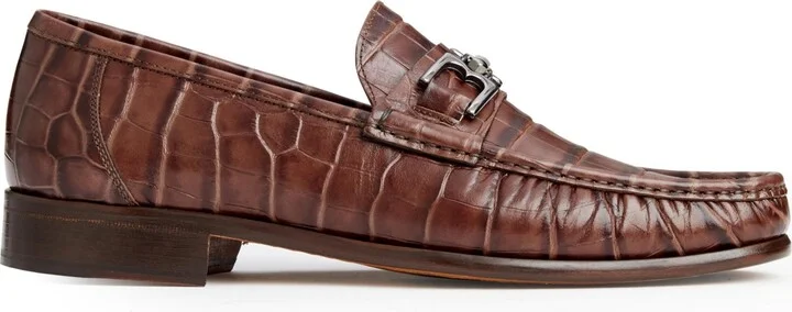 Bruno Magli Men's Trieste Dress Shoe - Brown, Crocodile - Image 2