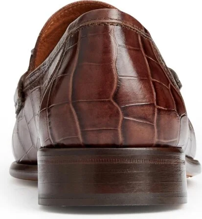 Bruno Magli Men's Trieste Dress Shoe - Brown, Crocodile - Image 3