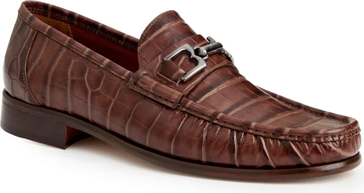 Bruno Magli Men's Trieste Dress Shoe - Brown, Crocodile