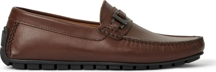 Bruno Magli Men's Xanto Leather and Suede Driving Loafers - Image 6