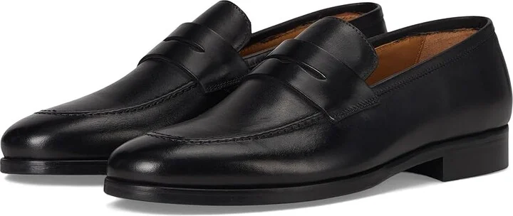 Bruno Magli Preston Men's Slip on Shoes Black : EU 42.5 (US Men's 9.5) D - Medium, Leather