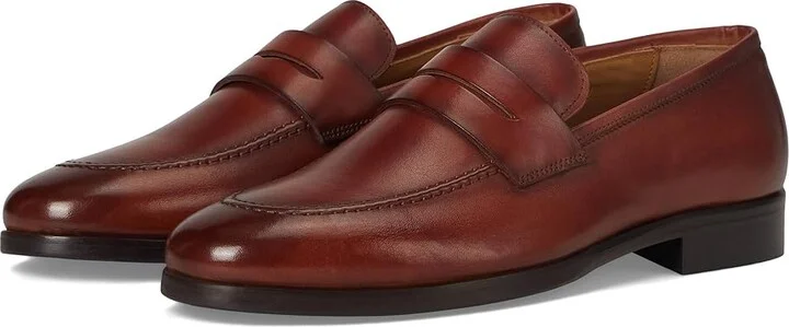 Bruno Magli Preston Men's Slip on Shoes Brown : EU 46 (US Men's 13) D - Medium, Leather