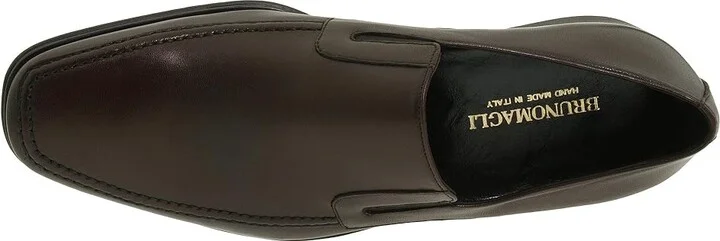 Bruno Magli Raging Men's Slip-on Dress Shoes Dark Brown Nappa : 8 D - Medium - Image 3