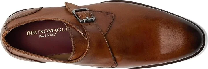 Bruno Magli Solero Men's Shoes Brown : EU 40.5 (US Men's 7.5) D - Medium, Leather - Image 2