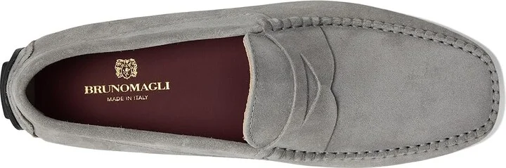Bruno Magli Taranto Men's Shoes Grey : EU 44.5 (US Men's 11.5) D - Medium, Leather/Suede - Image 2