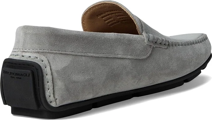 Bruno Magli Taranto Men's Shoes Grey : EU 44.5 (US Men's 11.5) D - Medium, Leather/Suede - Image 4