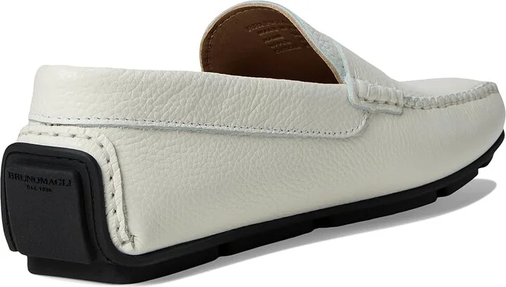 Bruno Magli Taranto Men's Shoes White : EU 43.5 (US Men's 10.5) D - Medium, Leather/Suede - Image 4