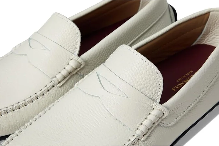 Bruno Magli Taranto Men's Shoes White : EU 43.5 (US Men's 10.5) D - Medium, Leather/Suede - Image 7