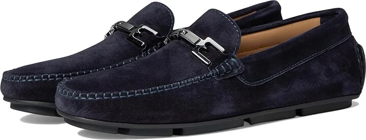 Bruno Magli Taso Men's Shoes Blue : EU 41 (US Men's 8) D - Medium, Leather/Suede