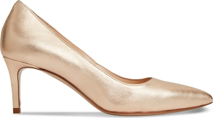 Bruno Magli Women's Tara Capped-Toe Pumps - Image 5