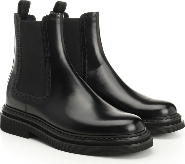 Brushed Calfskin Ankle Boots - Image 2