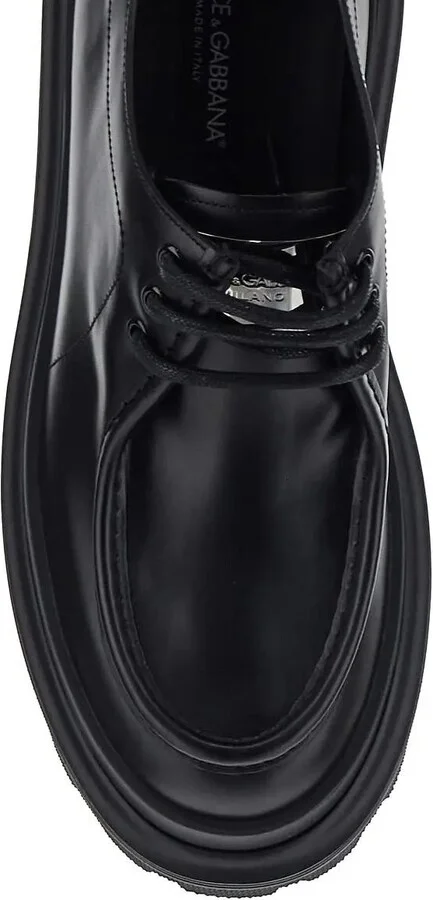 Brushed Calfskin Derby Shoes - Image 4