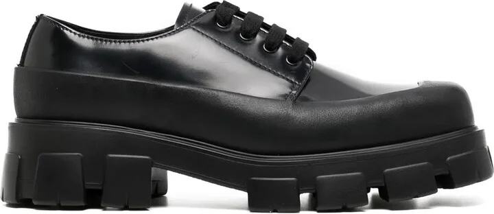 brushed Derby shoes