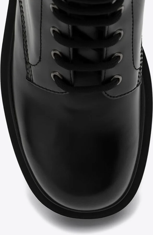 Brushed Leather Ankle Boots - Image 2