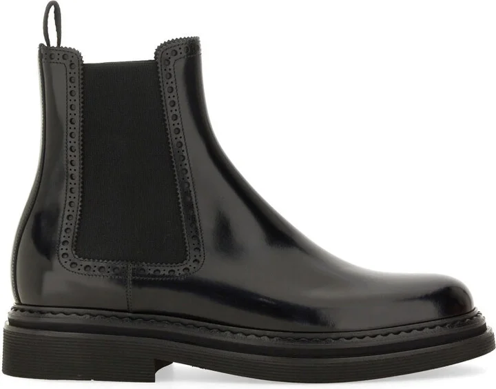 Brushed Leather Boot