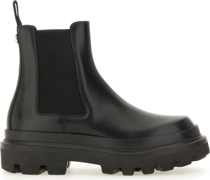 Brushed Leather Boot