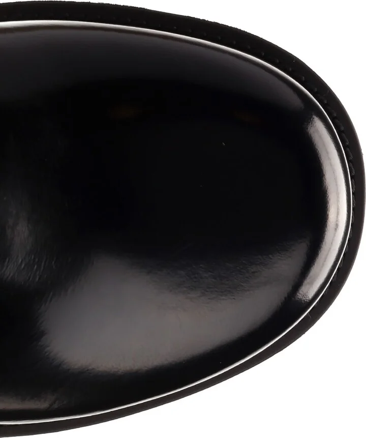 Brushed Leather Chelsea Boots - Image 4