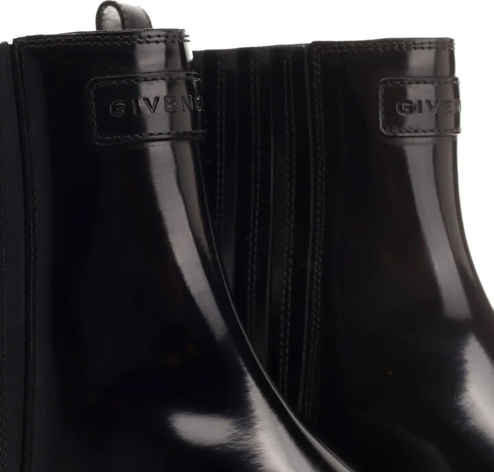 Brushed Leather Chelsea Boots - Image 5
