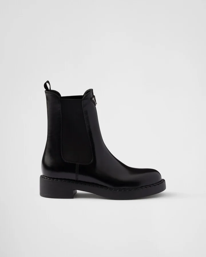 Brushed leather Chelsea boots - Image 2
