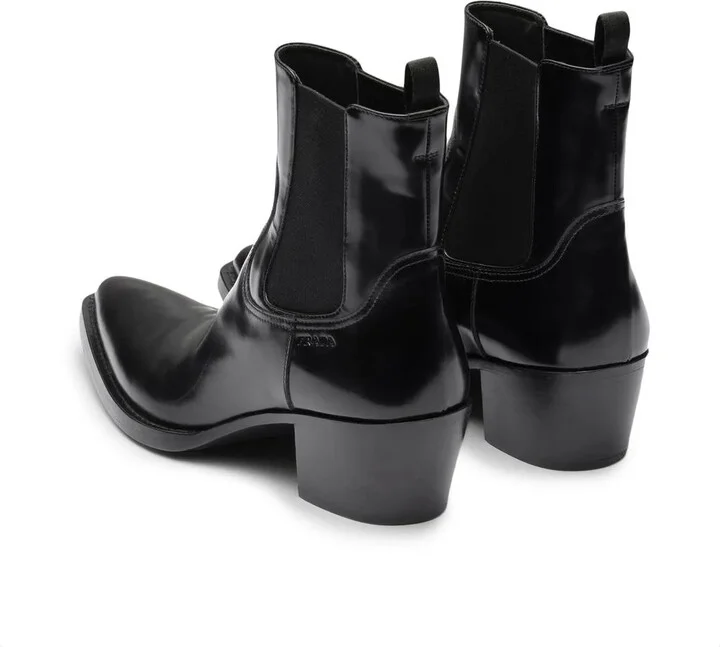 brushed leather Chelsea boots - Image 3
