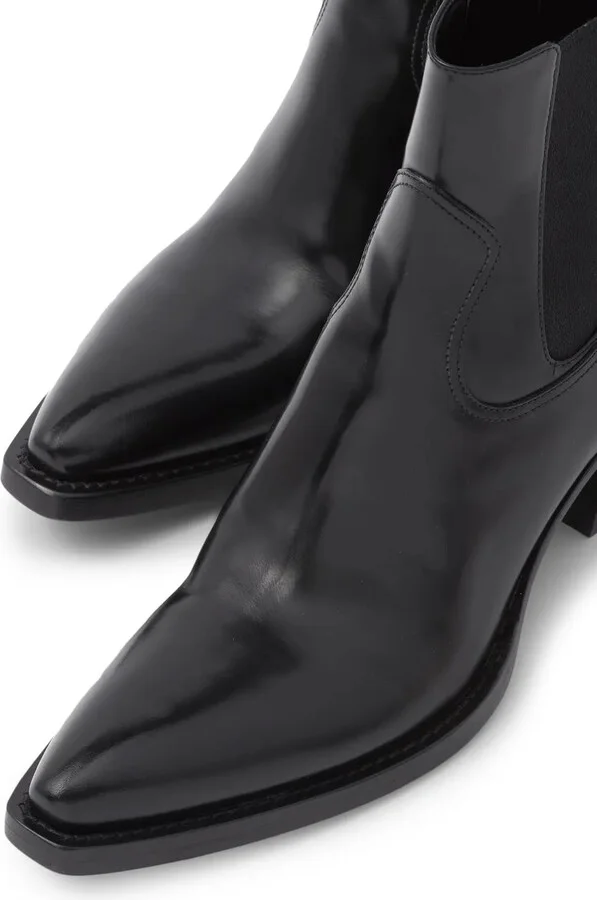brushed leather Chelsea boots - Image 5