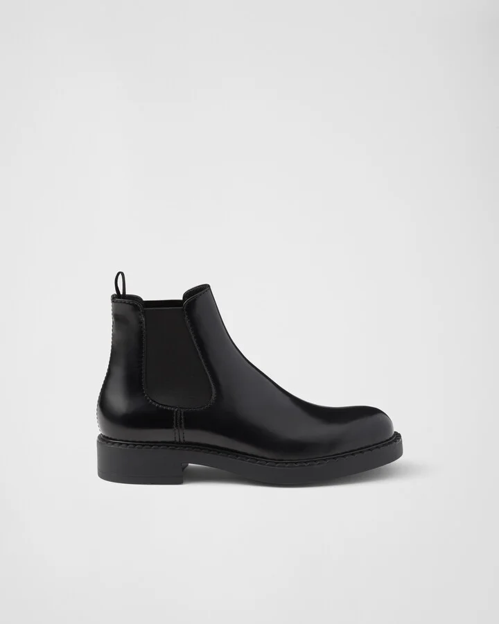 Brushed leather Chelsea boots - Image 2