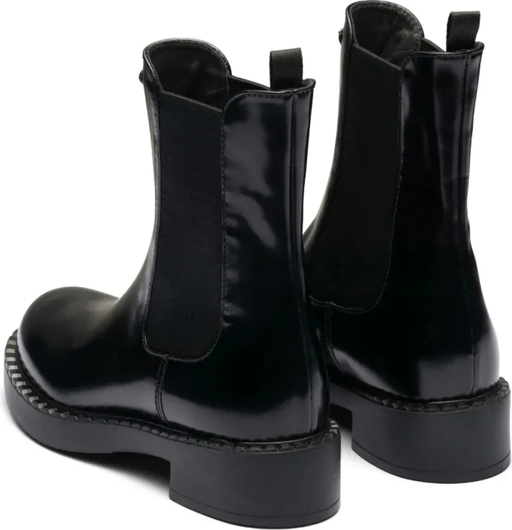 brushed leather Chelsea boots - Image 3