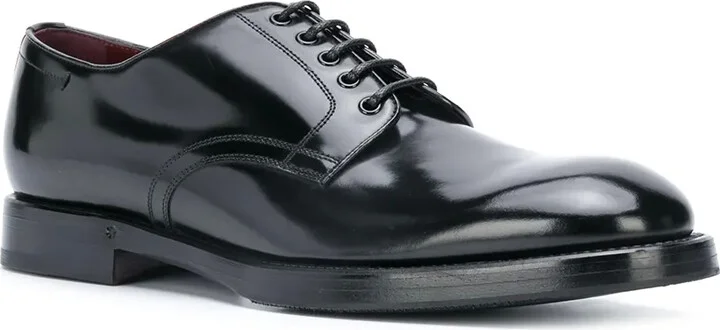 Brushed Leather Derby Shoes - Image 2